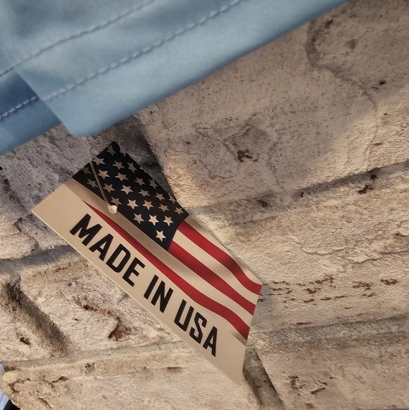 GET HOOKED S.I.C. HOGFISH L/S NEPTUNE BLUE NEW WITH TAGS Made in the USA - Picture 5 of 7